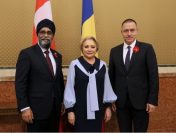 Întrevederea premierului Viorica Dăncilă cu ministrul Apărării din Canada, Harjit Singh Sajjan